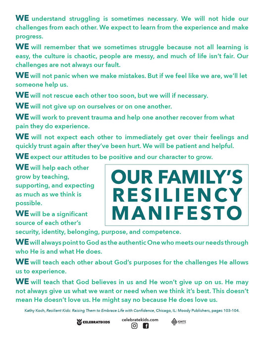 Resiliency Manifesto